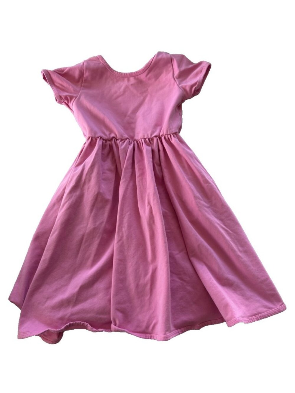 Little Stocking Co Girlhood Size 8 Pink Twirl Dress Pockets